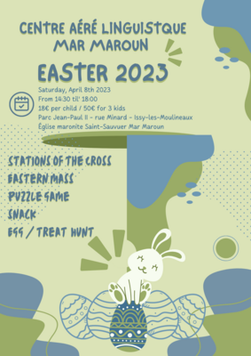 8. Chasse aux œufs + Chemin de Croix adapté aux enfants - samedi 08 avril 2023