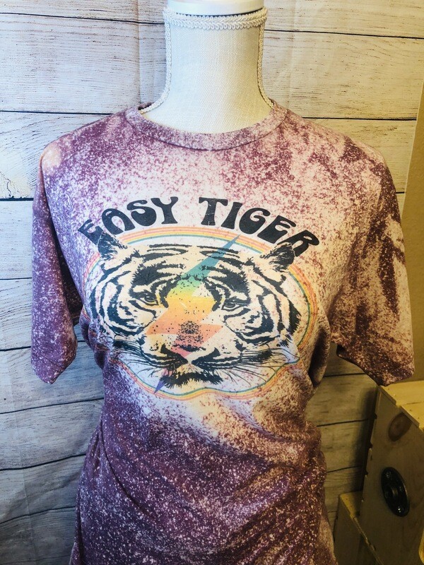 Bleached Easy Tiger Tshirt