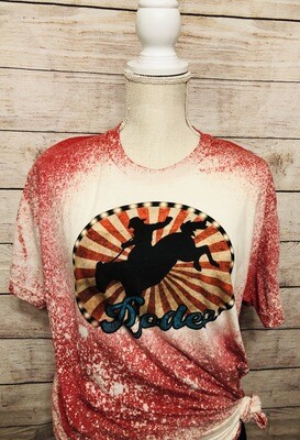 Rodeo Bleached Graphic Tee