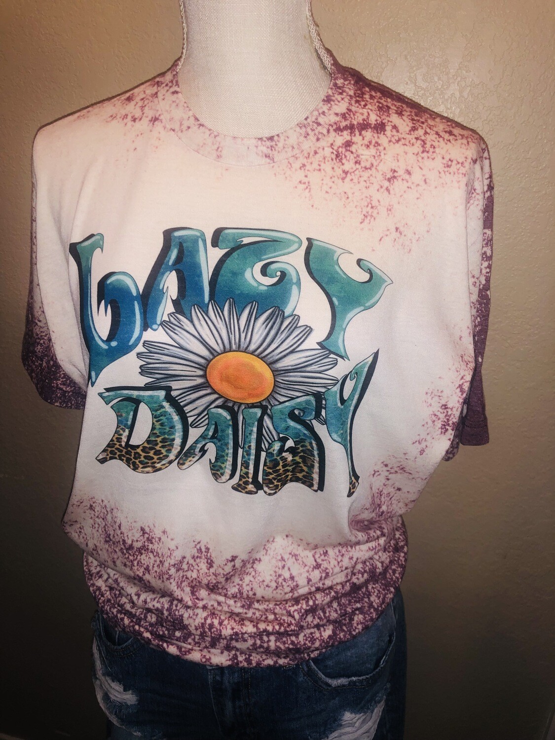 Bleached Lazy Daisy Graphic Tee