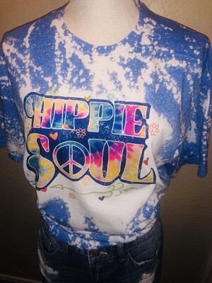 Bleached Hippie Soul Graphic Tee