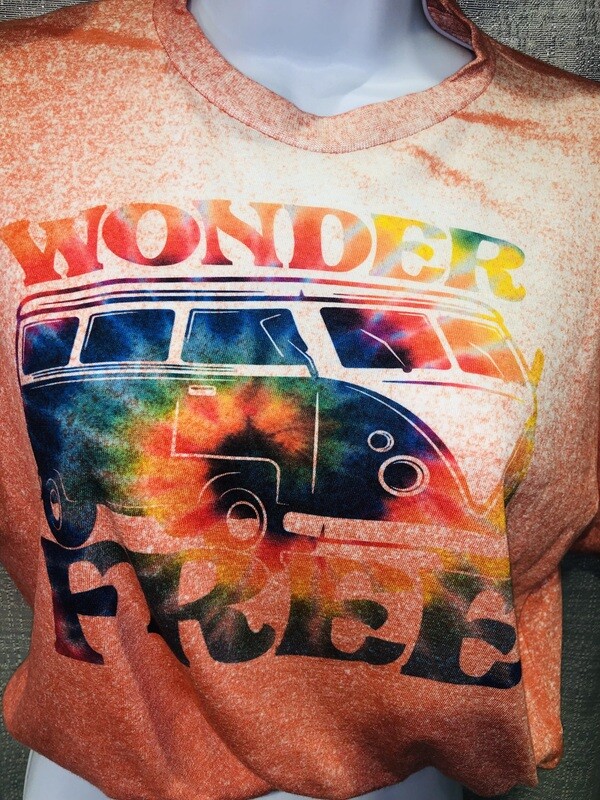 Bleached Wonder Free graphic tee