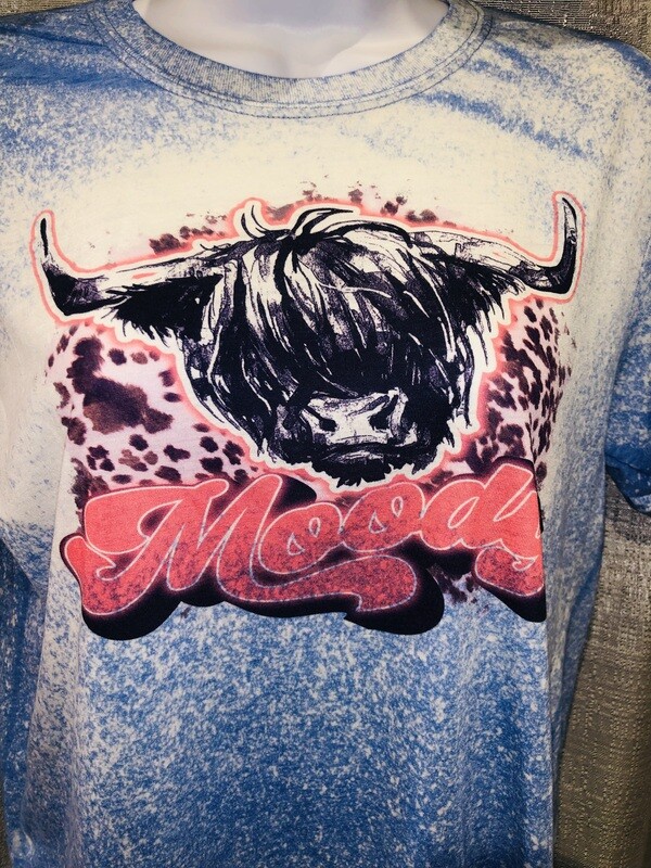 Bleached MOODY Graphic Tee