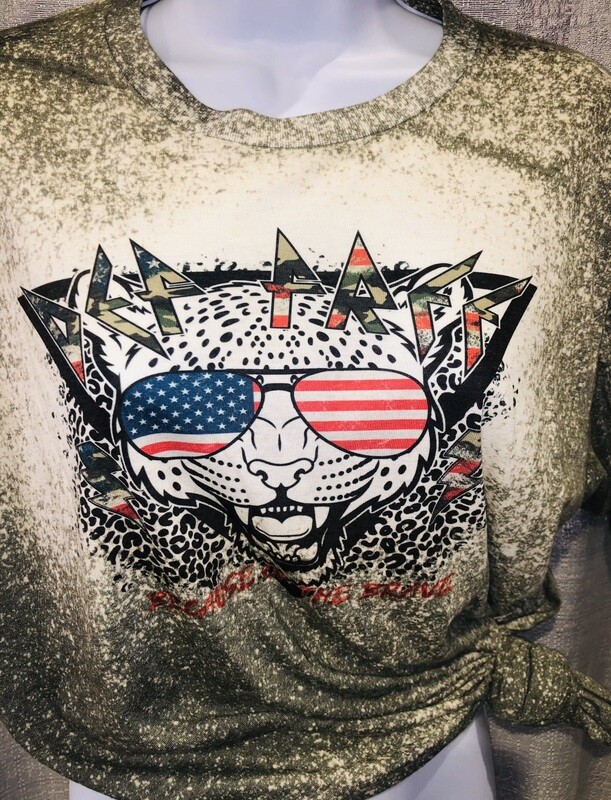 Bleached Def FREE because of the BRAVE graphic tee