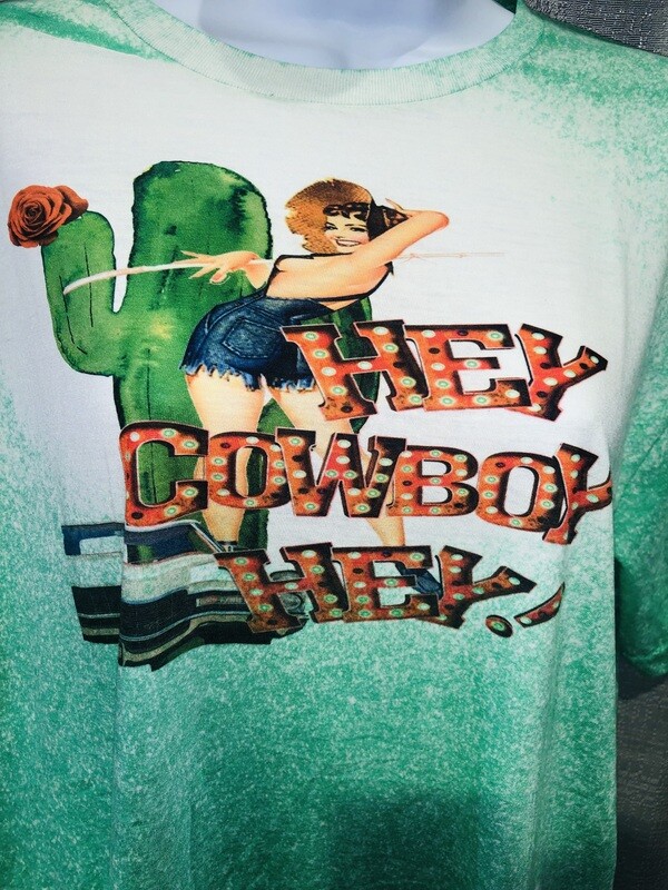 Bleached Hey Cowboy Hey Graphic Tee