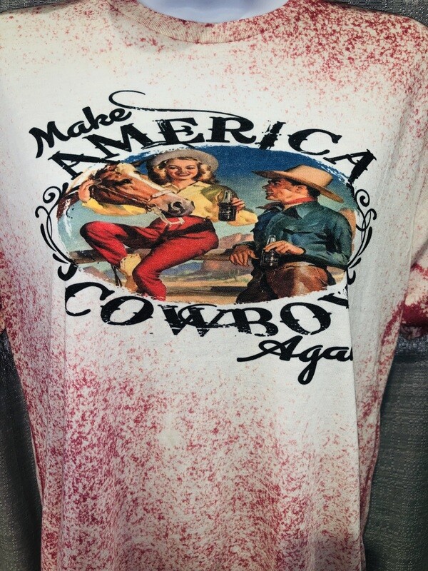 Bleached make AMERICA Cowboy again Graphic tee