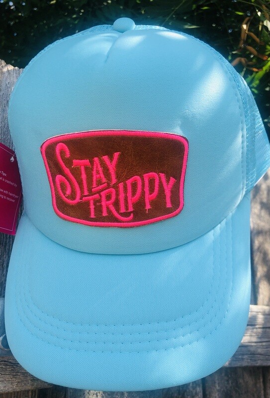 Faux Leather Stay Trippy hat