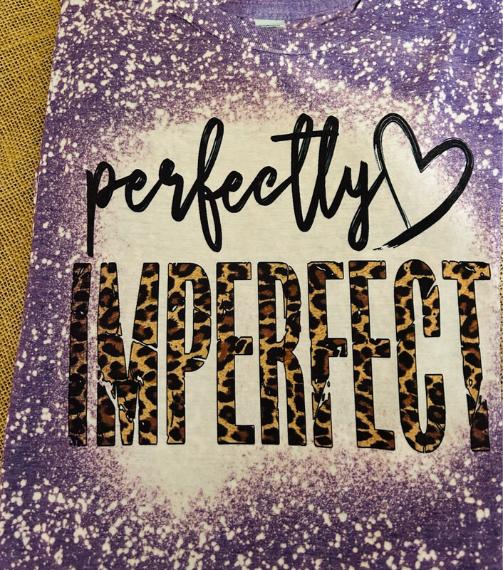 Perfectly Imperfect Bleached Graphic Tee