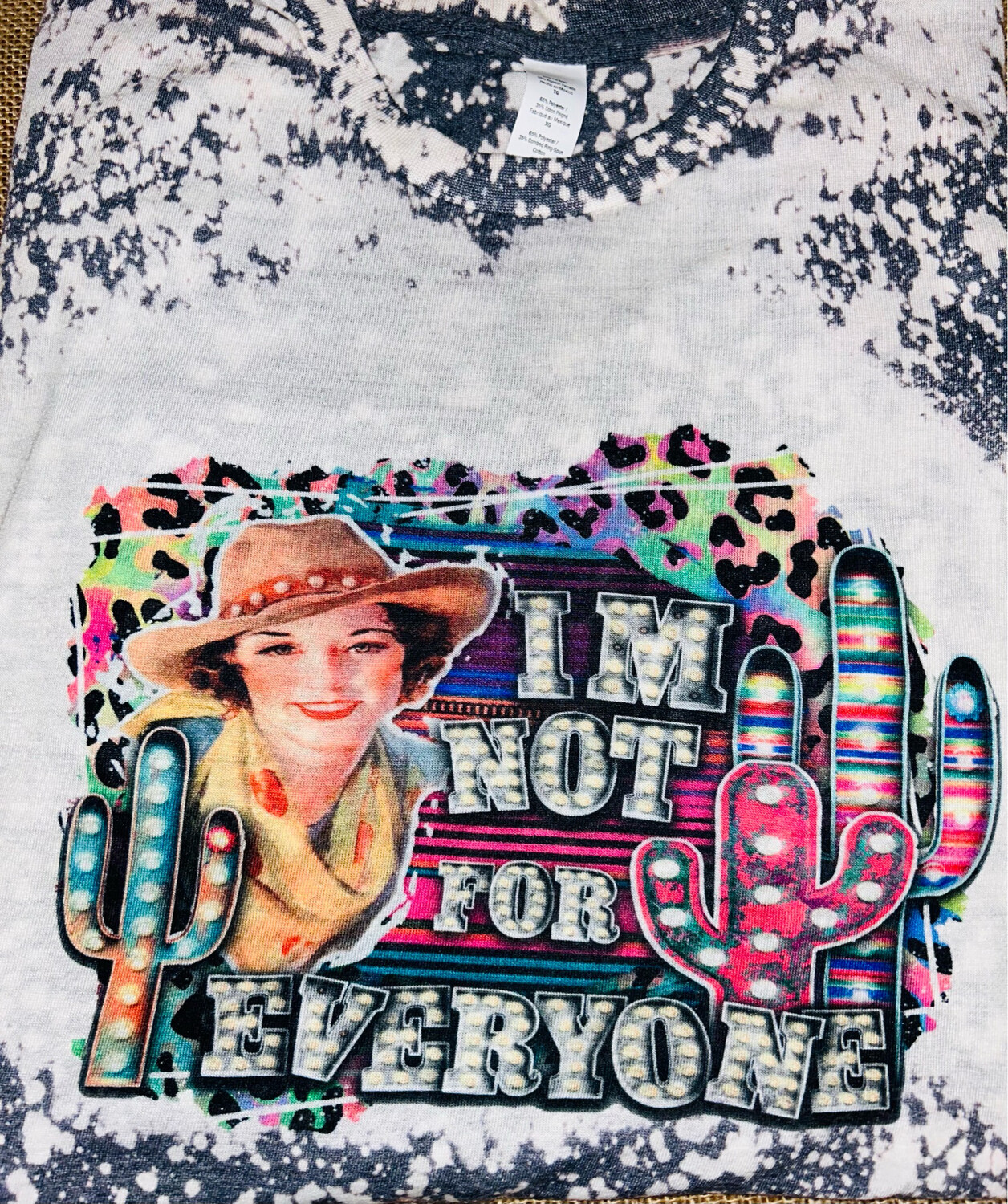 I’m Not For Everyone Bleached Graphic Tee