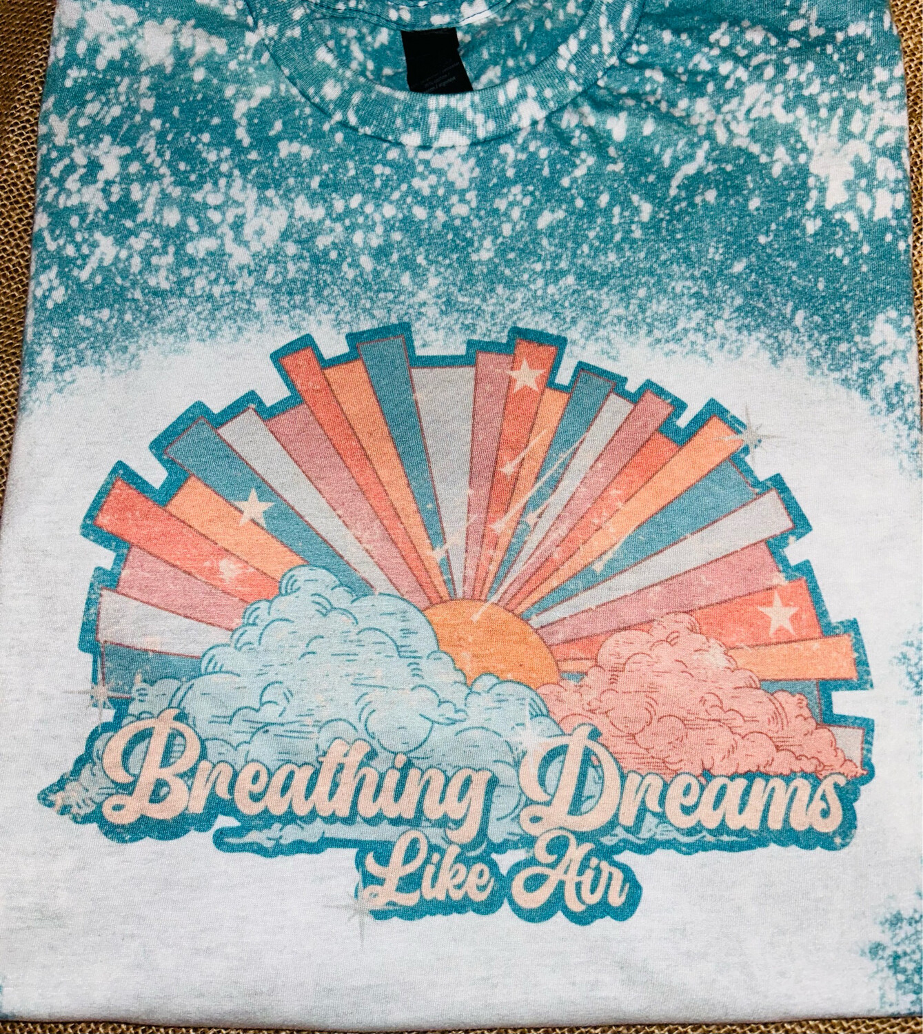 Breathing Dreams Bleached Graphic Tee