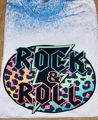 Rick And Roll Bleached Graphic Tee
