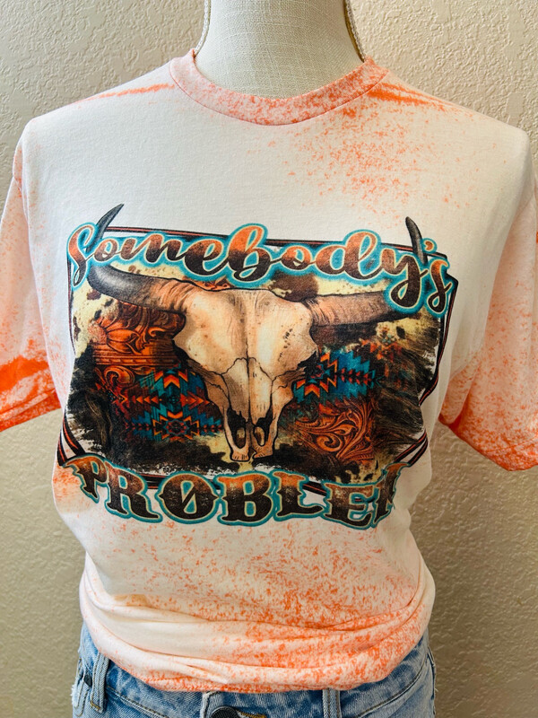 Somebody’s Problem Bleached Graphic Tee