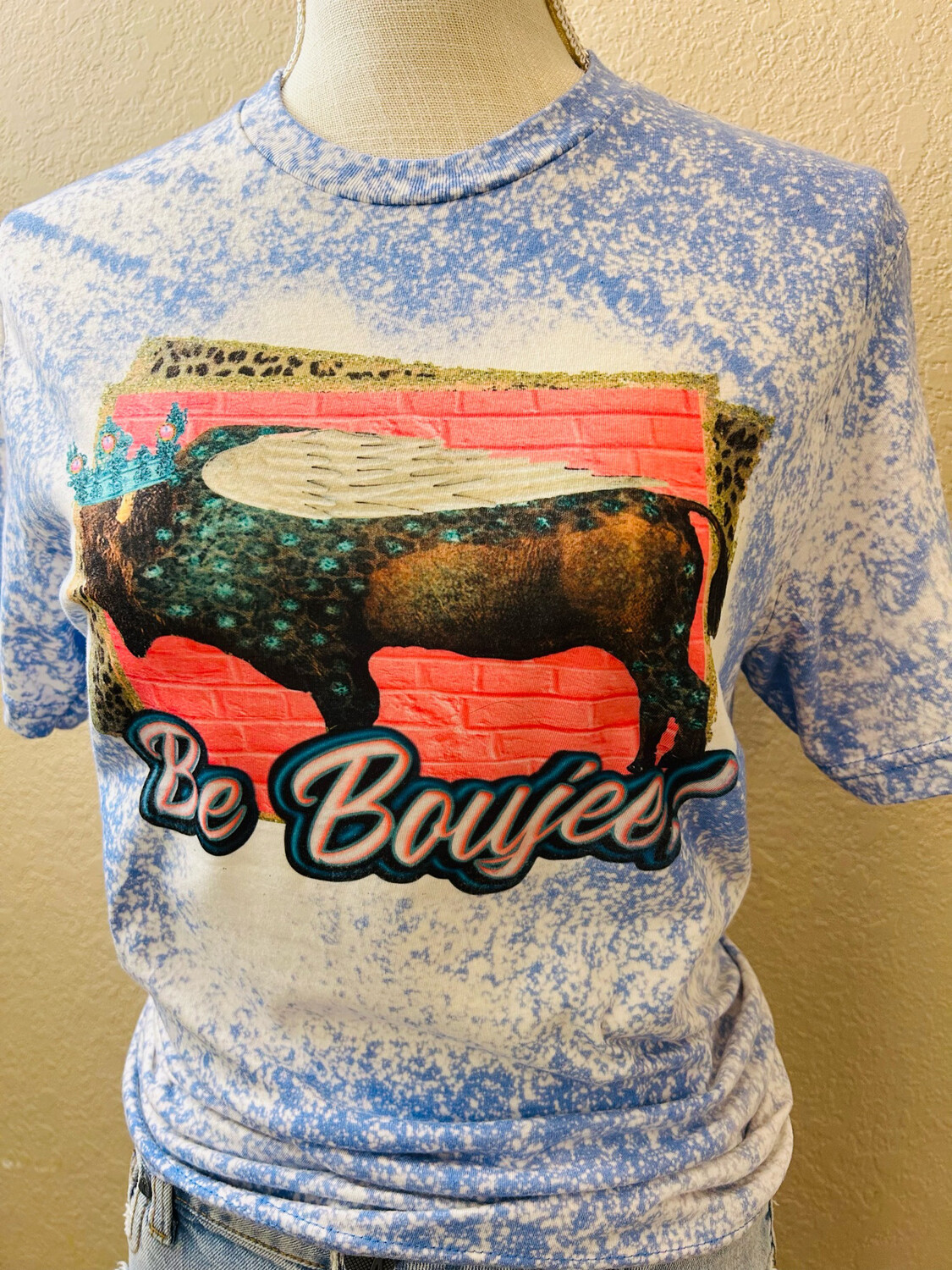 Be Boujee Bleached Graphic Tee