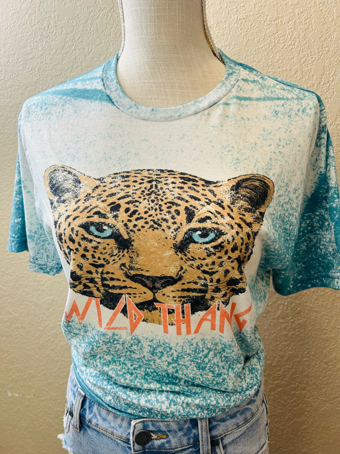 Wild Thang Bleached Graphic Tee