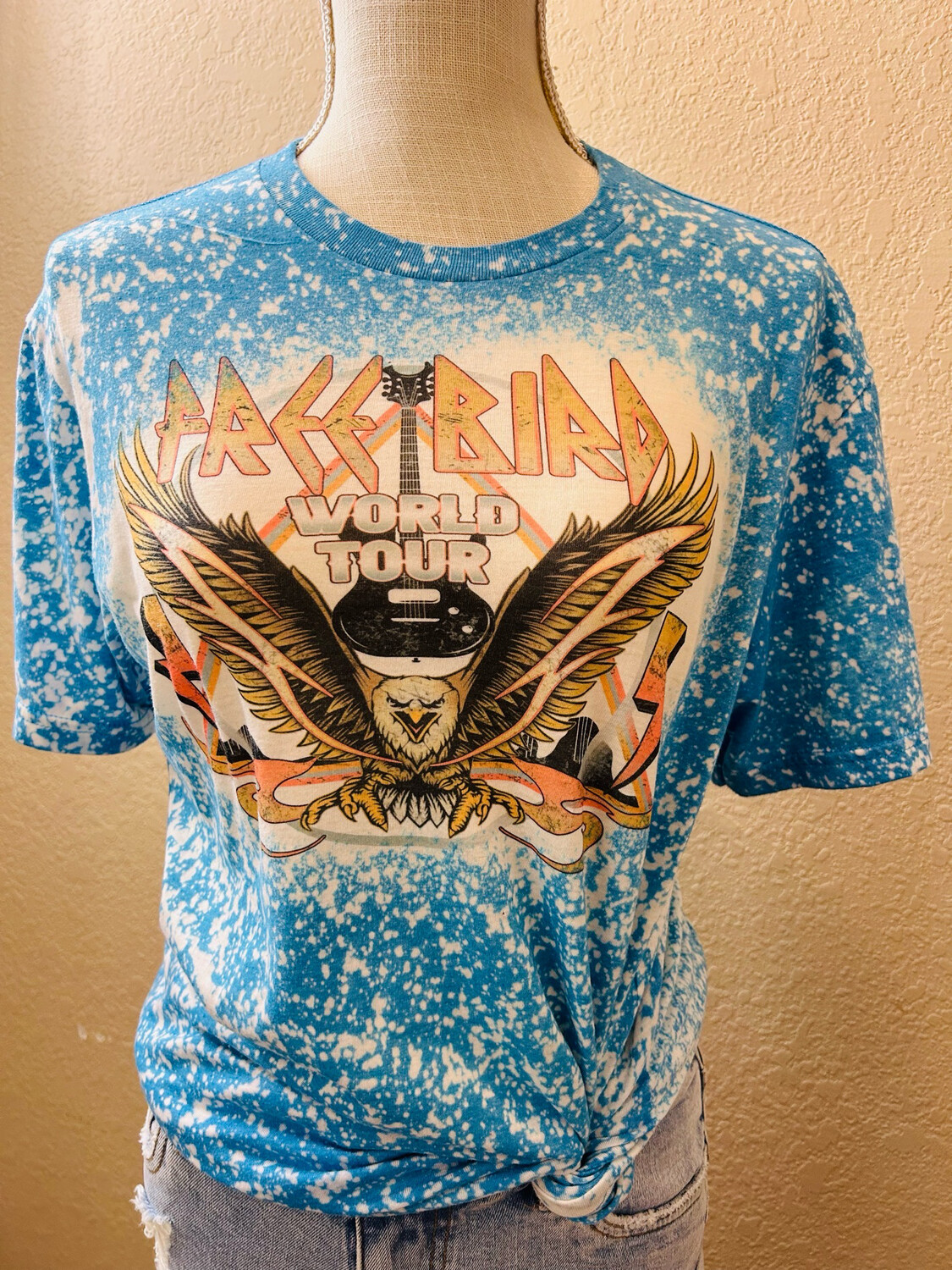 Definitely Free Bleached Graphic Tee