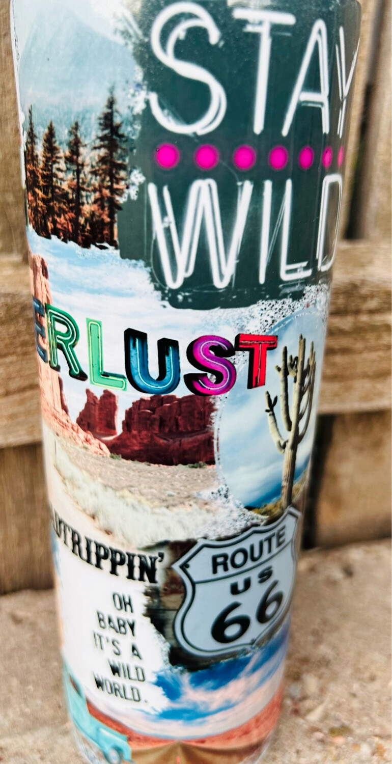 Wanderlust 20 Oz Tumbler