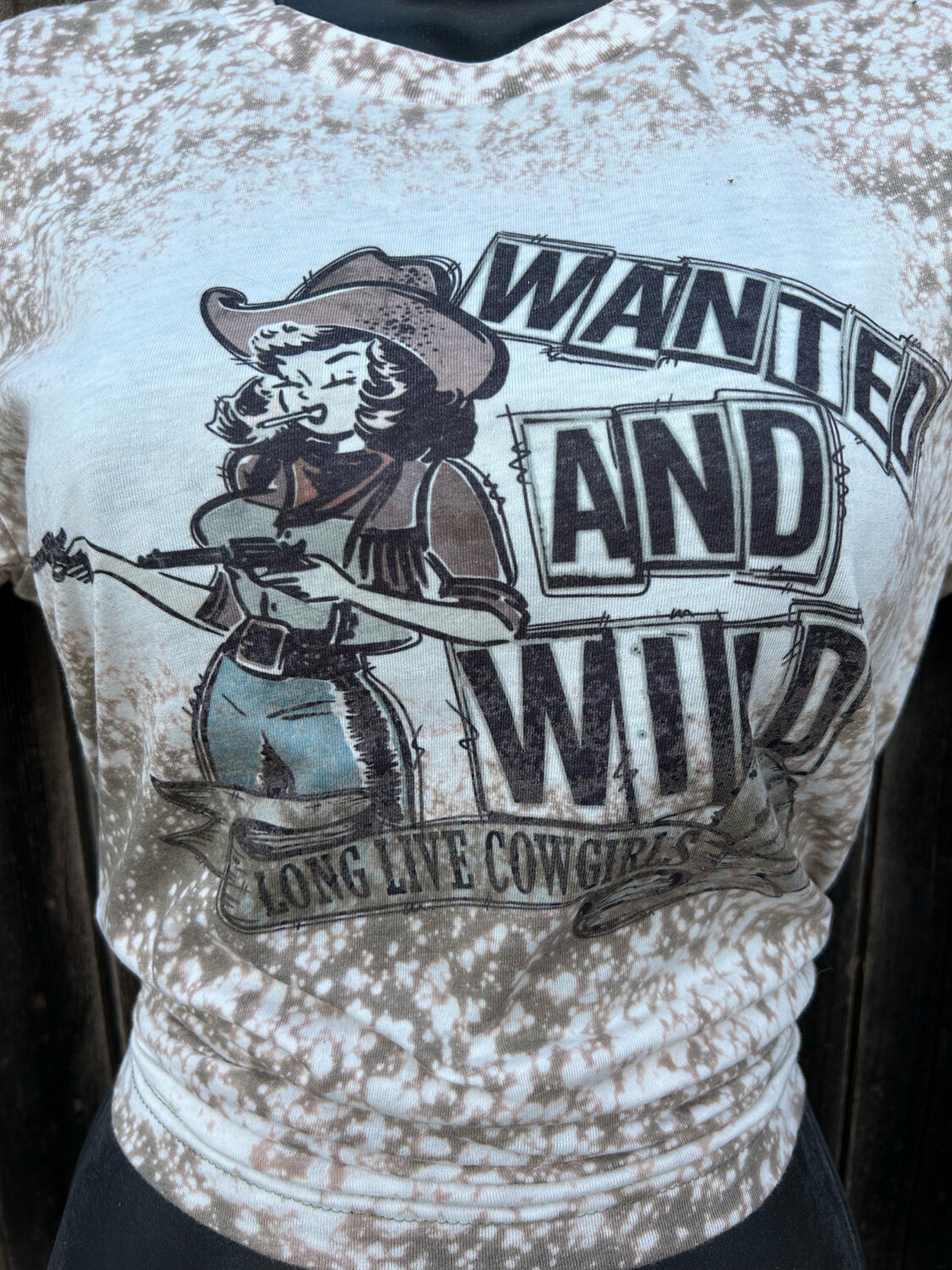 Wanted And Wild Bleached Tee