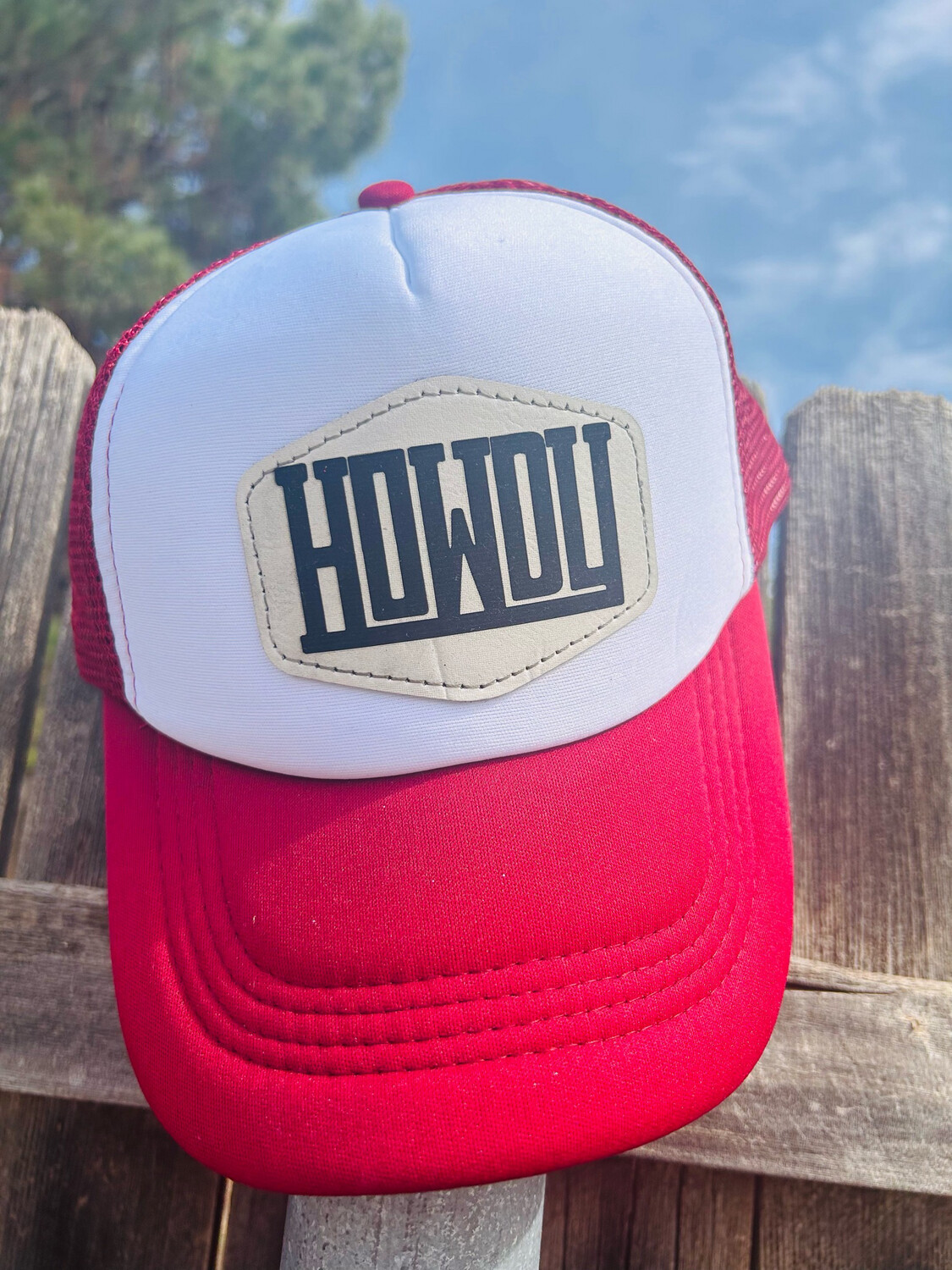 Howdy Maroon Trucker Hat