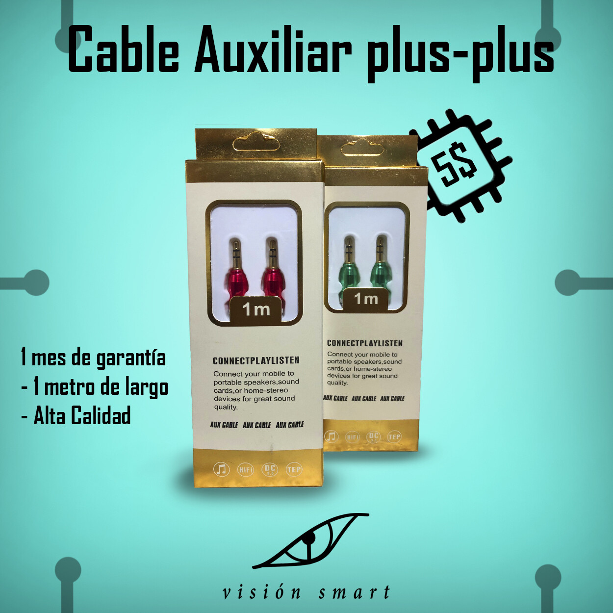 cable auxiliar plus . plus