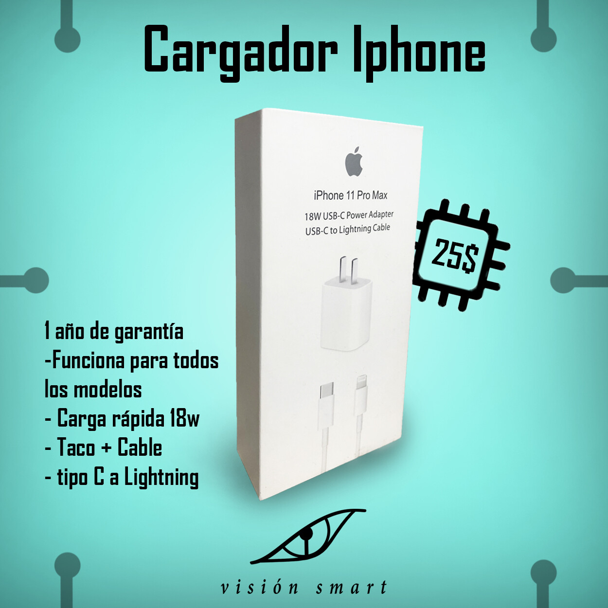 Cargador iphone original
