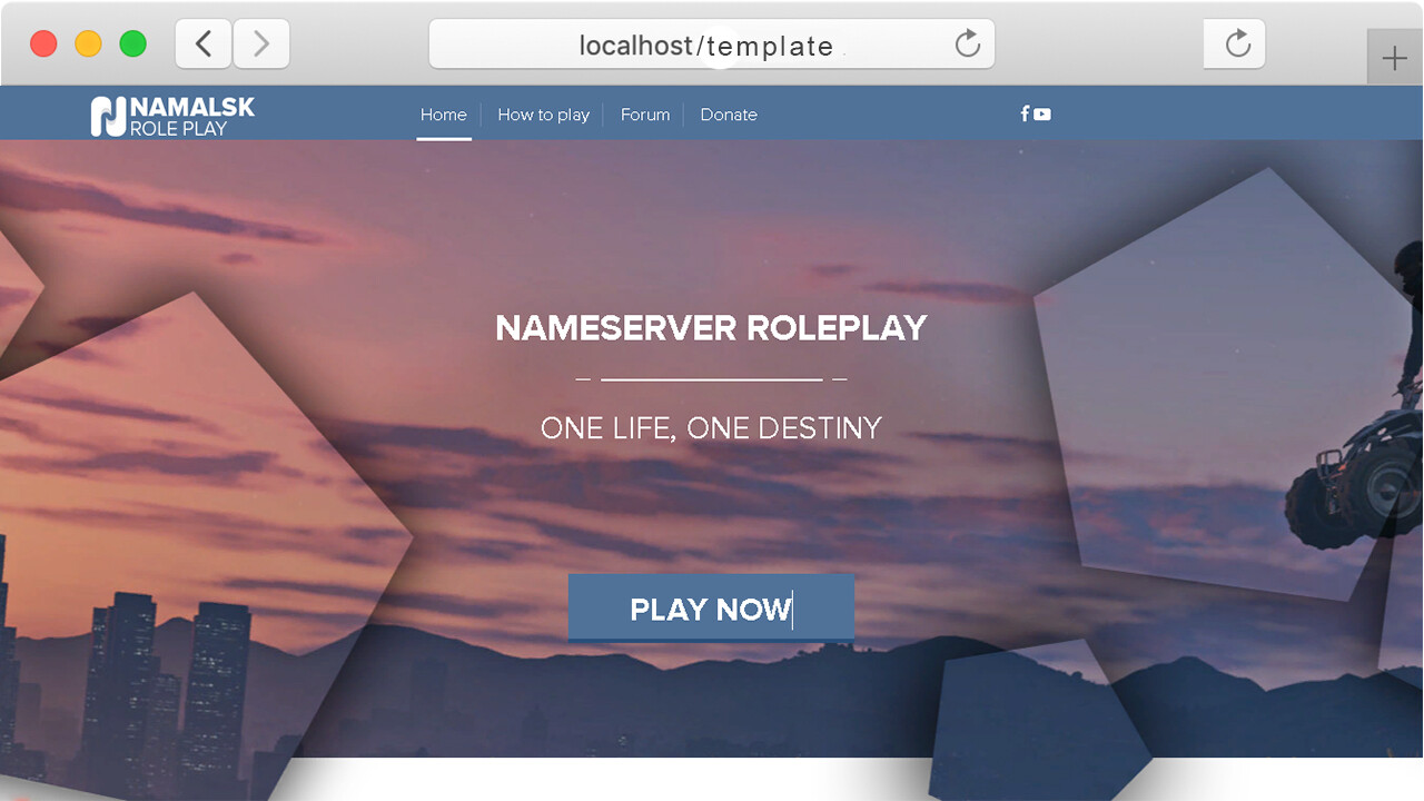 GTA HOME PAGE | TEMPLATE #1 SAMP