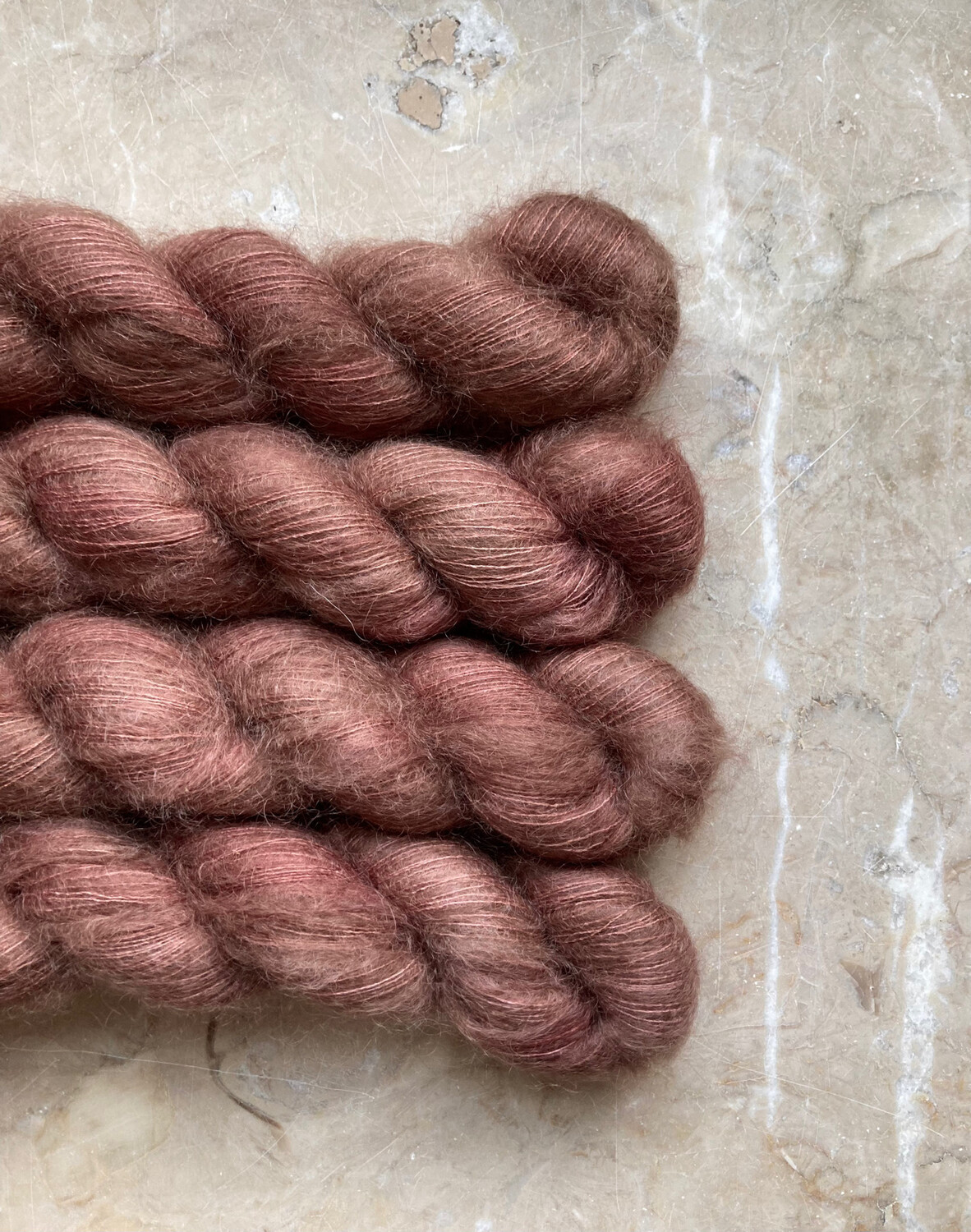 Teddy Brown Silk Mohair