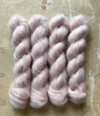 Frosted Cherry Silk Mohair