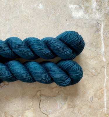 Deep Teal Super Sock (Ooak)