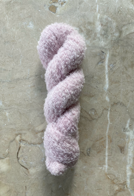Frosted Cherry Alpaca Bouclé Lace