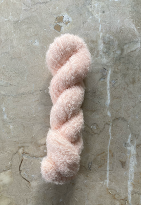 Lychee Milk Alpaca Bouclé Lace