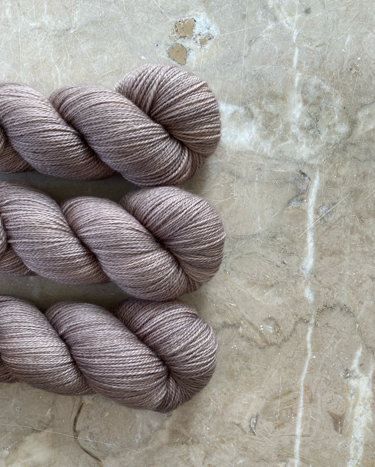 Pink Clay Merino/Camel Fingering 