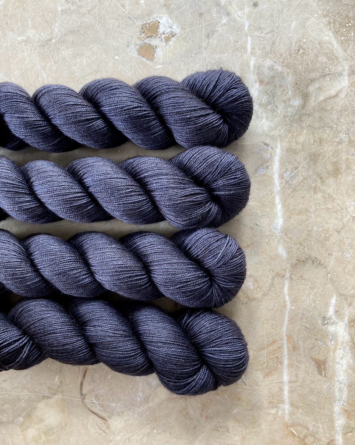 Midnight Yak/Silk Fingering 
