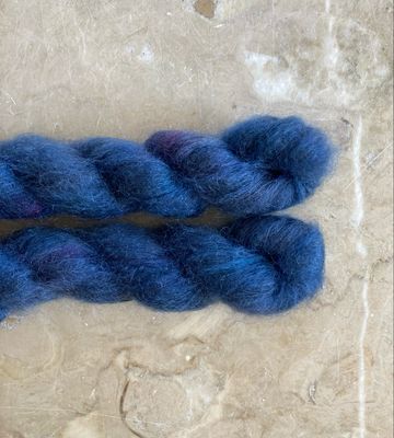 Little Peacock Silk Mohair
