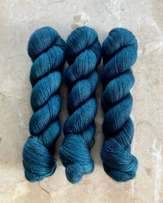 Deep teal Yak/Silk Singles