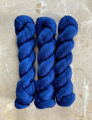 Blue Velvet Baby Silk Lace
