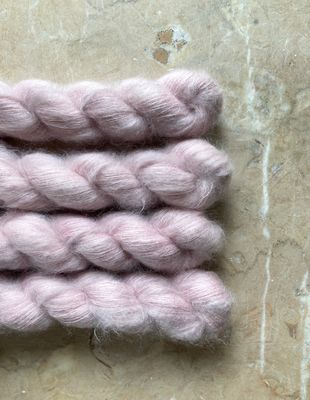 Frosted Cherry Silk Mohair