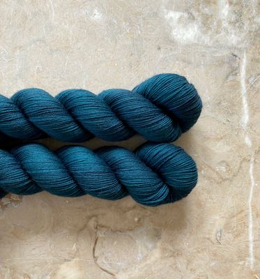 Deep Teal Super Sock (Ooak)