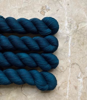 Deep Teal Merino/Yak Sock (Pre-order/forudbestilling)