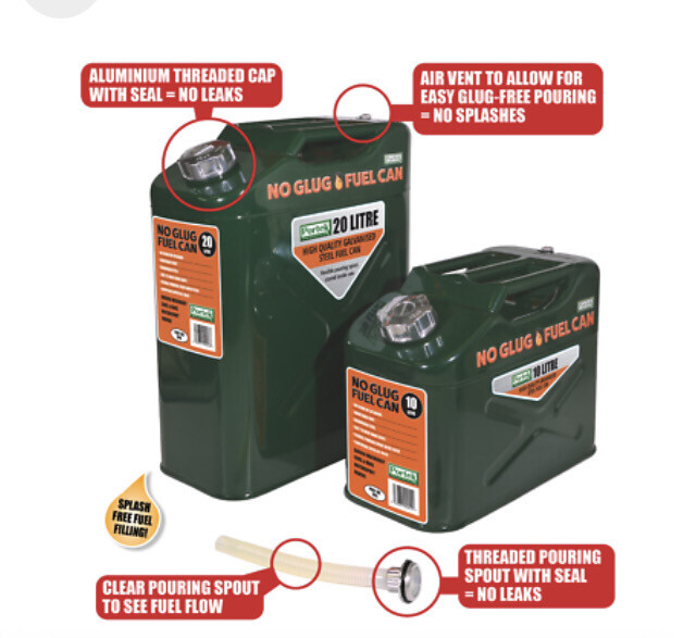 Black Rock Fuel Cans Where To Buy Portek 10 litre No Glue Fuel Cans - Buy garden machinery online at