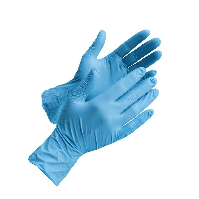 Nitrilhandschuhe &quot;MaiMed&quot;, blau