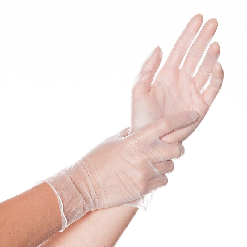 Vinyl Handschuhe &quot;MaiMed&quot;, weiß