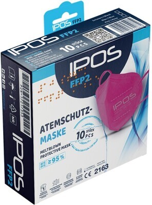 IPOS FFP2 Masken ROSA (10er Box)