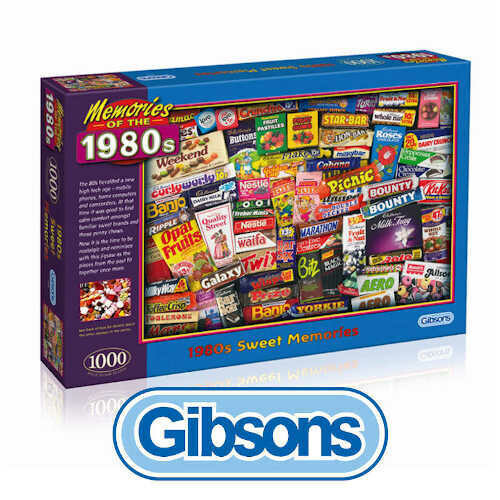 1980's Sweet Memories 1000 piece Gibsons jigsaw puzzle