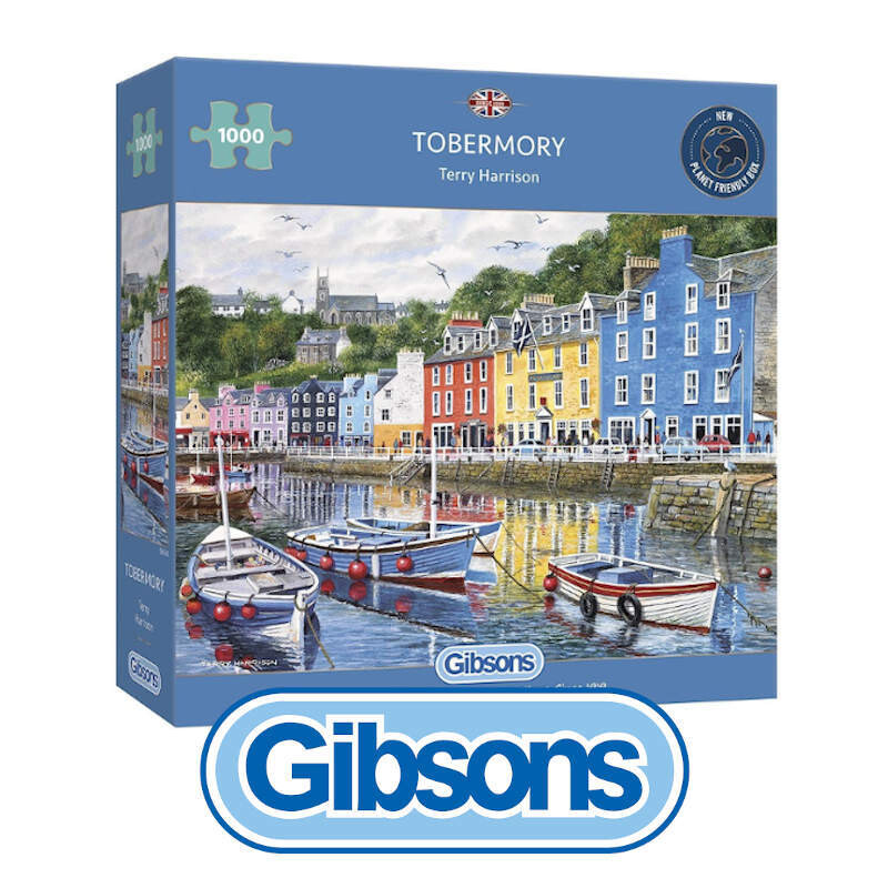 Tobermory by Terry Harrison Gibsons 1000 piece Jigsaw Puzzle