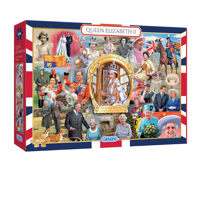 Queen Elizabeth II Gibsons 1000 piece Jigsaw Puzzle G7132