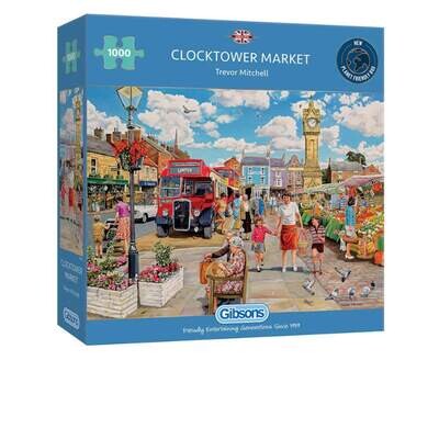 Clock Tower Market Gibsons 1000 piece Jigsaw Puzzle G6321