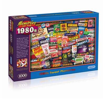 1980's Sweet Memories Gibsons 1000 piece Jigsaw Puzzle