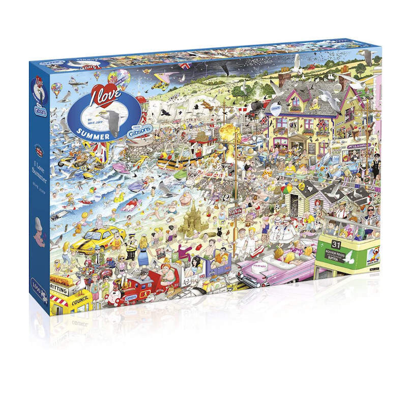 I love Summer by Mike Jupp Gibsons 1000piece Jigsaw Puzzle