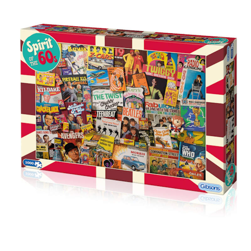 Spirit of the 60&#39;s Gibsons 1000 piece Jigsaw Puzzle