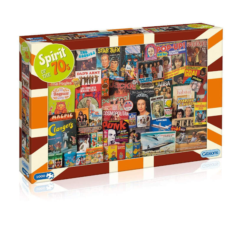 Spirit of the 70's Gibsons 1000 piece Jigsaw Puzzle